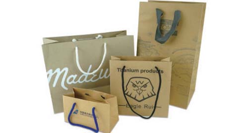 Brown kraft paper bag